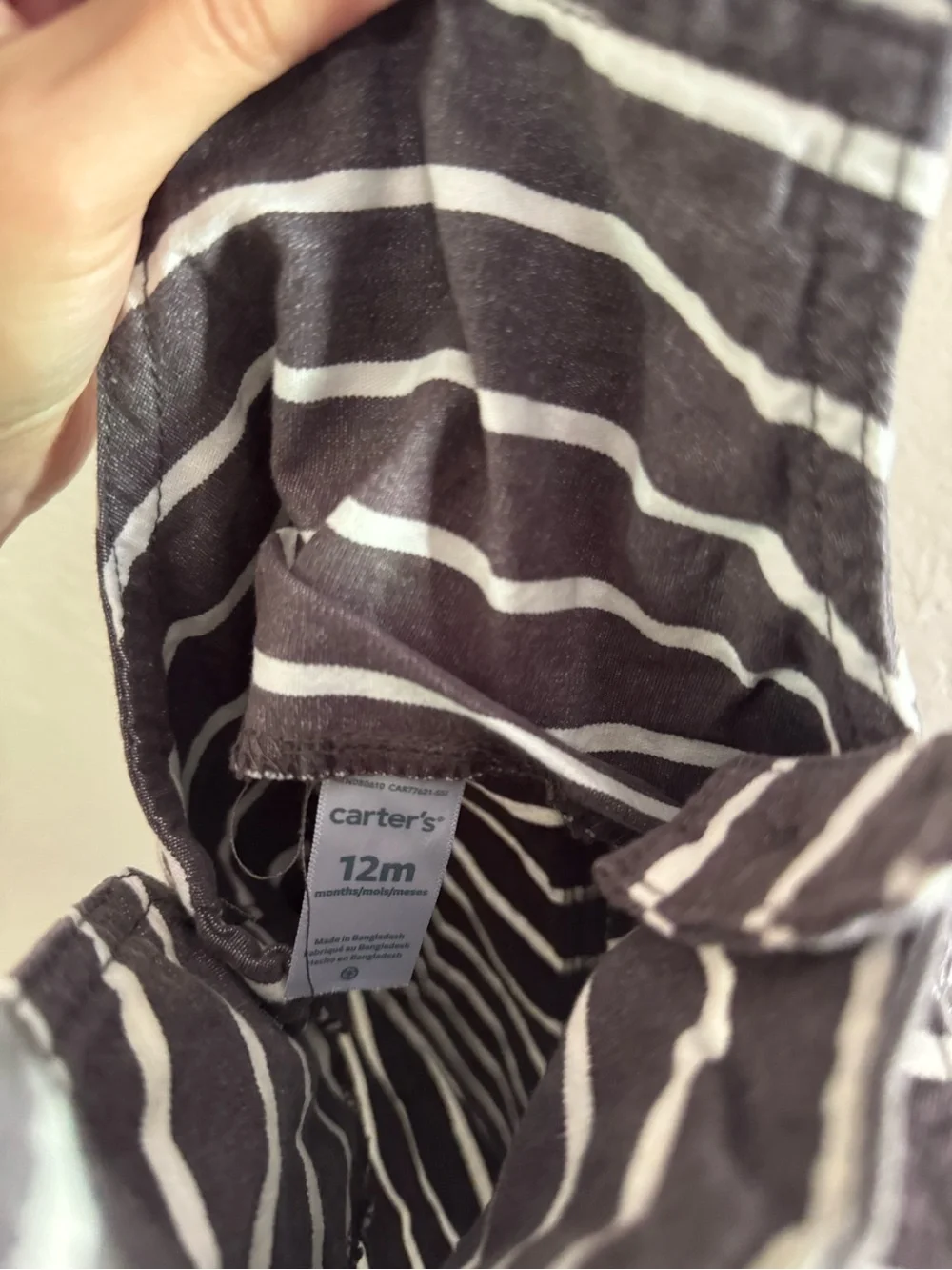 Carters 12 month overalls
